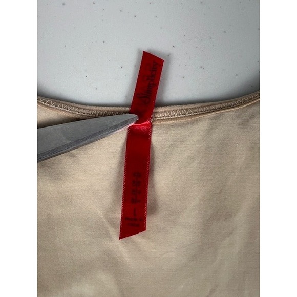 SPANX Simplicity Smoothing Open Bust Full Slip Camisole Shapewear Nude Size L - Picture 8 of 12